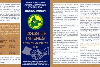 Tasas de interés
