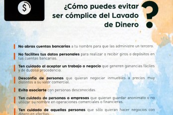 Cómo puede evitar ser cómplice del lavado de dinero